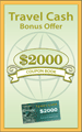 Travel Cash Coupon Book